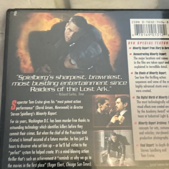 Minority Report (DVD, 2002, 2-Disc Set, Widescreen) NEW W/ Tom Cruise - Picture 6 of 11